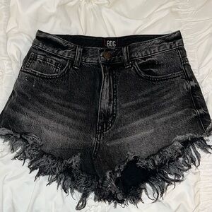 BDG high rise cheeky shorts size 27 in black